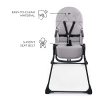 Scaun de masa Kinderkraft Binci Grey (KHBINC00GRY0000) imaginea #6 — magazin online Desire.md