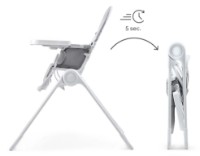 Scaun de masa Kinderkraft Binci Light Grey (KHBINC00LGR0000) imaginea #2 — magazin online Desire.md