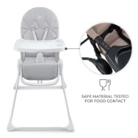 Scaun de masa Kinderkraft Binci Light Grey (KHBINC00LGR0000) imaginea #4 — magazin online Desire.md