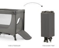 Pătuț pliabil Kinderkraft Joy2 Dark Grey (KLJOY02DGR00000) imaginea #3 — magazin online Desire.md