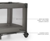 Pătuț pliabil Kinderkraft Joy2 Dark Grey (KLJOY02DGR00000) imaginea #5 — magazin online Desire.md