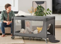 Pătuț pliabil Kinderkraft Joy2 Dark Grey (KLJOY02DGR00000) imaginea #7 — magazin online Desire.md