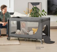 Pătuț pliabil Kinderkraft Joy2 Dark Grey (KLJOY02DGR000AC) imaginea #6 — magazin online Desire.md
