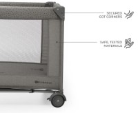 Pătuț pliabil Kinderkraft Joy2 Dark Grey (KLJOY02DGR000AC) imaginea #8 — magazin online Desire.md