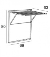 Сушилка для белья Arredamenti Kledy Cherry Tree/White фото №3 — интернет-магазин Desire.md