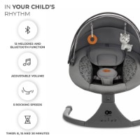 Leagăn pentru bebeluși Kinderkraft Lumi 2 Dark Grey (KBLUMI02DGR0000) imaginea #8 — magazin online Desire.md