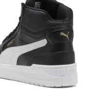 Bocanci pentru bărbați Puma Shuffle Downtown Mid Puma Black/White/Gold, s.44 imaginea #6 — magazin online Desire.md