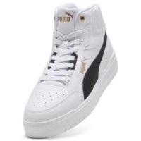 Bocanci pentru bărbați Puma Shuffle Downtown Mid Puma White/Black/Gold, s.44 imaginea #5 — magazin online Desire.md
