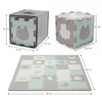 Коврик-пазл Kinderkraft Luno Sharpes Mint (KPLUSH00MIN0000) фото №5 — интернет-магазин Desire.md