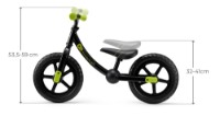 Bicicleta fără pedale Kinderkraft 2Way Next Black (KR2WAY25BLK0000) imaginea #4 — magazin online Desire.md