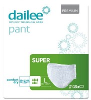 Трусы-подгузники для взрослых Dailee Premium Super L 15pcs