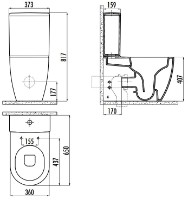 Vas WC Creavit Free FE361-11CB/MA410/KC0903.02.00/IT5130 imaginea #3 — magazin online Desire.md