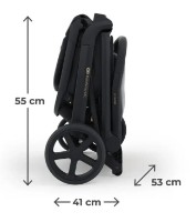 Коляска Kinderkraft Nubi 3 Midnight Black (KSNUBI03BLK0000) фото №11 — интернет-магазин Desire.md