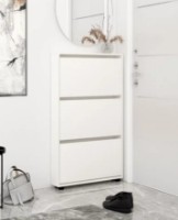 Rafturi pentru pantofi Mobildor-Lux Leo Slim 90x16x125 White (10008557)