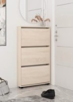 Rafturi pentru pantofi Mobildor-Lux Leo Slim 90x16x125 Oak Sonoma (10008558)