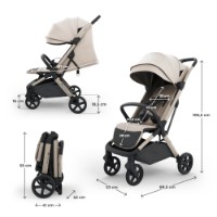 Коляска Kinderkraft Nubi 3 Sand Beige (KSNUBI03BEG0000) фото №10 — интернет-магазин Desire.md