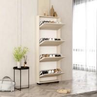 Обувница Mobildor-Lux Leo Slim 90x16x164 Oak Sonoma (10008626) фото №2 — интернет-магазин Desire.md