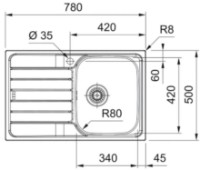 Chiuvetă de bucătărie Franke SKX 611-78/50 L imaginea #2 — magazin online Desire.md