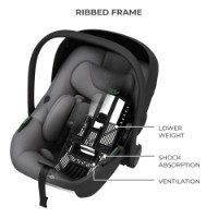 Scaun auto pentru copii Kinderkraft I-Light Cool Grey (KCILIT00GRY0000) imaginea #4 — magazin online Desire.md