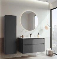 Шкаф-пенал Orka Messina 40 Anthracite фото №4 — интернет-магазин Desire.md