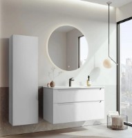 Шкаф-пенал Orka Messina 40 White фото №4 — интернет-магазин Desire.md