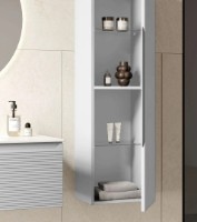 Шкаф-пенал Orka Olbia 40 White фото №3 — интернет-магазин Desire.md