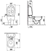 Capac de toaletă Creavit KC1003.01.1200E imaginea #3 — magazin online Desire.md