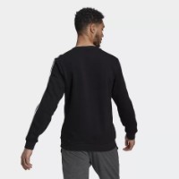 Hanorac pentru bărbați Adidas Sweater Essentials Fleece 3S Black/White, s.XL imaginea #3 — magazin online Desire.md