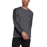 Hanorac pentru bărbați Adidas Sweater Essentials Fleece 3S Dark Grey Heather/Black, s.XL imaginea #2 — magazin online Desire.md