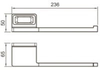Suport hârtie igienică Gappo G30803-23 imaginea #2 — magazin online Desire.md