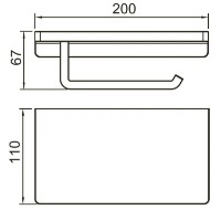 Suport hârtie igienică Gappo G30803-9 imaginea #2 — magazin online Desire.md