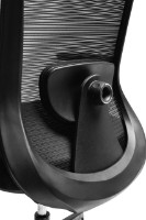 Scaun de birou CUSTO Bergamo Black (100.01-0065) imaginea #6 — magazin online Desire.md