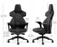 Scaun gaming Noblechairs Dawn Gaming Black imaginea #5 — magazin online Desire.md