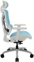 Scaun de birou ThunderX3 XTC Chroma White Blue imaginea #2 — magazin online Desire.md