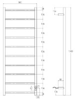 Полотенцесушитель VOLLE Aqua Ronda (9235.000204) фото №2 — интернет-магазин Desire.md