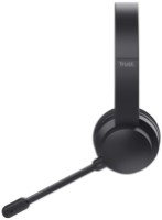 Căşti Trust Ayda Black (25463) imaginea #3 — magazin online Desire.md