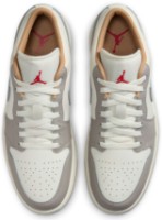 Ghete pentru bărbați Nike Air Jordan 1 Low Sail/College Grey/Hemp/Fire Red, s.42.5 imaginea #4 — magazin online Desire.md