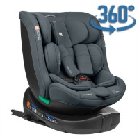 Детское автокресло Kikka Boo i-Round i-Size Isofix Dark Grey 40-150cm (31002100071)