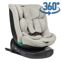 Scaun auto pentru copii Kikka Boo i-Round Isofix i-Size Light Grey 40-150cm (3800171214544)