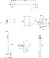 Set pentru duș Omnires SYSY35WM imaginea #2 — magazin online Desire.md
