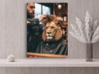 Pictură ArtDesign Lion 48x64cm (FJ-10014)