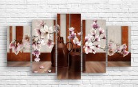 Pictură ArtDesign Magnolia flowers 150x80cm (C-10347)