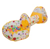 Tunel de joacă pentru copii 4Play Three sunflowers 310x120x95cm