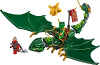 Set de construcție Lego Ninjago: Lloyd's Green Forest Dragon (71829)
