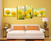 Pictură ArtDesign Meadow with sunny flowers 200х65cm (C-10052)