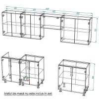 Кухонный гарнитур Smartex K1 260 White (30025) фото №3 — интернет-магазин Desire.md
