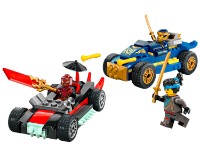 Set de construcție Lego Ninjago: Rogue&Drix Race Car Duel (71840)