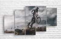 Pictură ArtDesign Motocross 166x90cm (SP-10041)