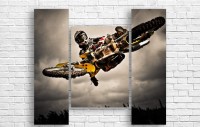 Pictură ArtDesign Motorcycle jump 130х114cm (SP-10017)