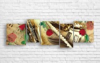 Pictură ArtDesign Musical retro 199x64cm (R-10194)
